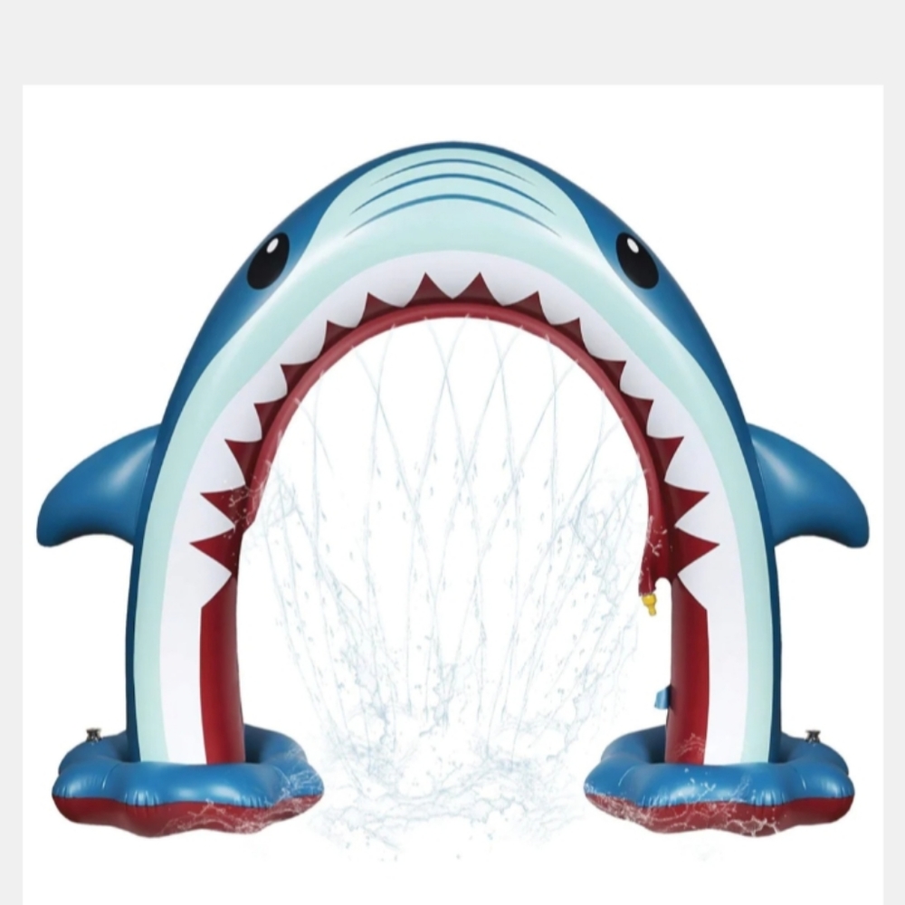 Huge Shark Themed Sprinkler